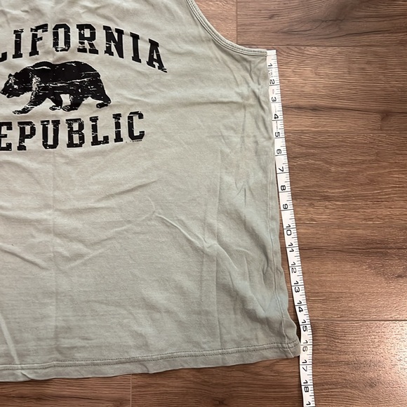 California Republic Size Medium Mens Tank Top - Picture 6 of 9